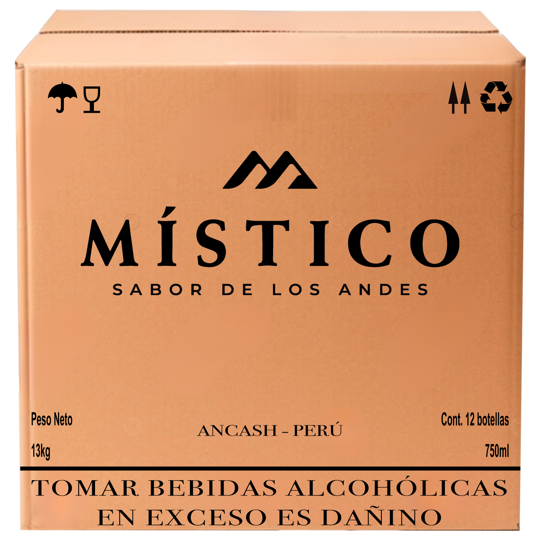 Caja para 12 botellas Místico